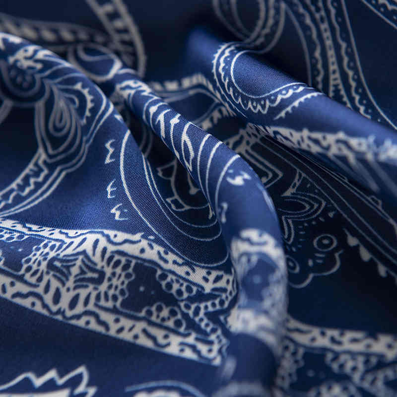Silk scarves spring printed retro art career scarves elegant ancient style imitation silk scarves
