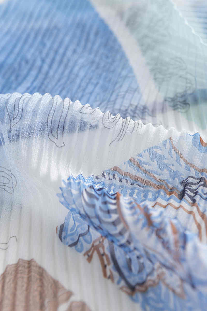 Thin summer scarf fashion imitation silk scarf shawl sunscreen scarf blue beach scarf scarf