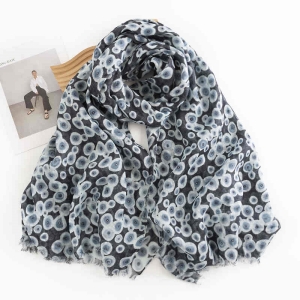 2023 new fashion cotton and linen short beard scarf in the long shade warm shawl tie in neck scarf