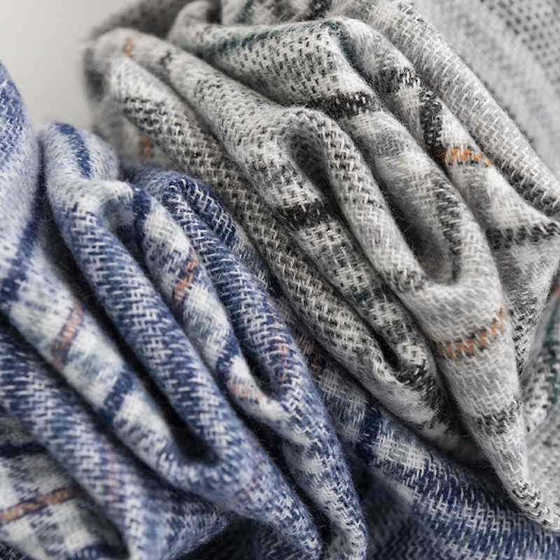 Street imitation cashmere scarf fashion commuter cross border scarf woman simple tie in neck warm shawl