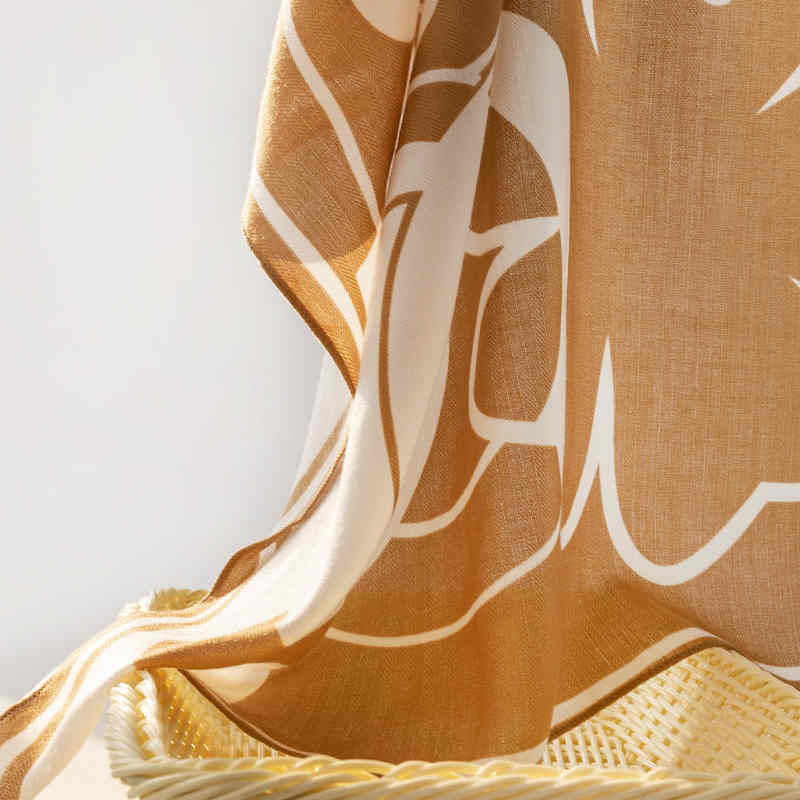 Sweet printed pocket square scarf with thin imitation silk scarf scarf temperament professional decorative scarf