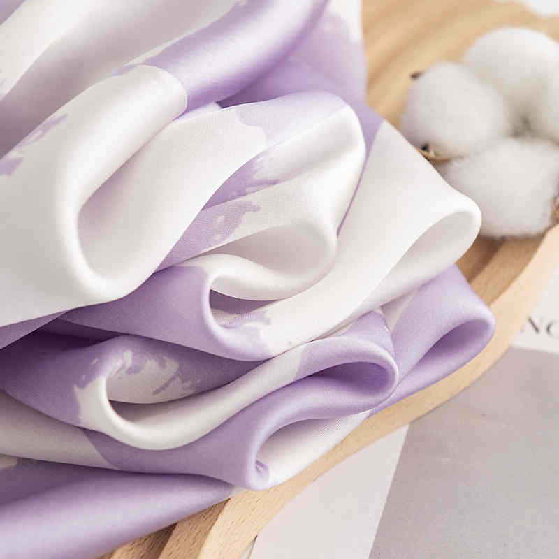 Personality trend checkerboard square scarf fashion thin imitation silk scarf printed warm shawl