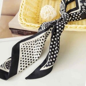 Silk scarves soft silk long silk scarves sweet lady long hair ribbon