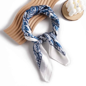 Imitation silk scarves retro thin style tie in silk scarves square