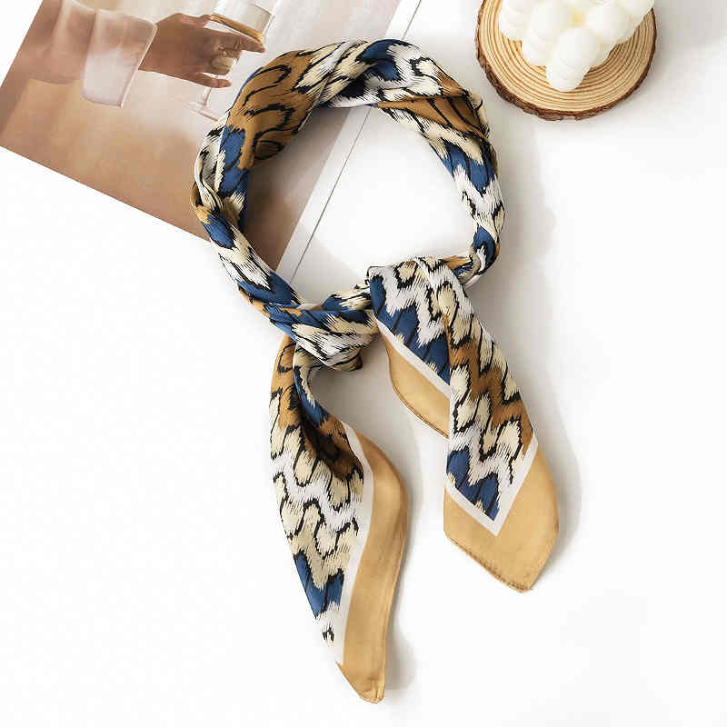 Imitation silk scarf pop fashion pocket square scarf female fashion tiein commuter scarf