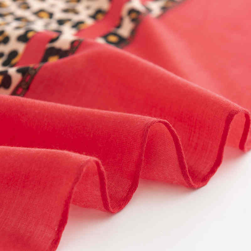 Street style winter scarf 2023 new cashmere scarf insulation leopard print shawl winter scarf