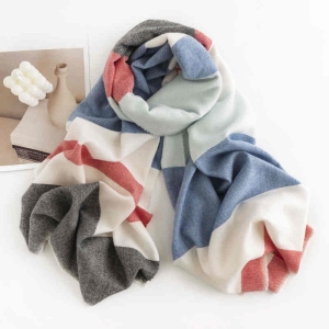 Sweet colorful ribbon scarf new warm scarf fashion shawl imitation cashmere scarf
