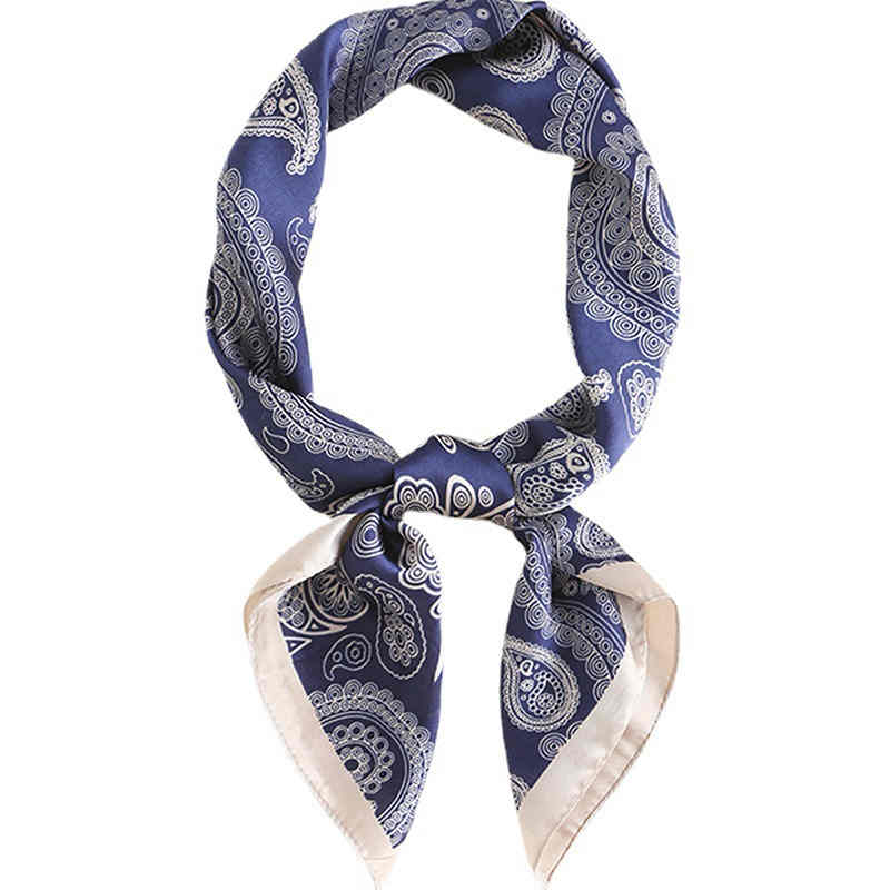 2023 new thin style fashion cashew flower temperament scarf decorative strapless scarf multi functional professional scarf