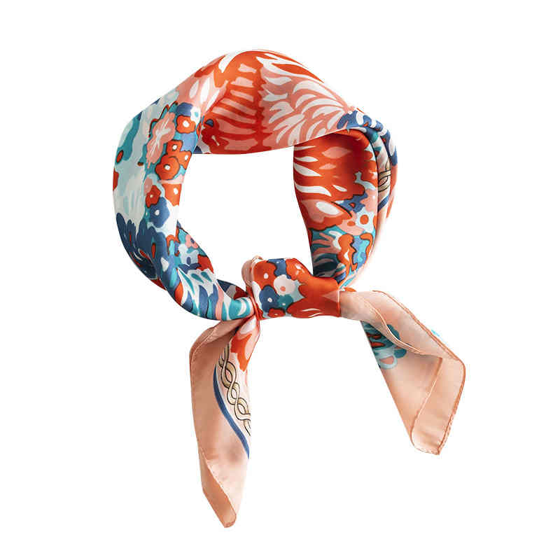 Fashion Wind Pocket Square fashion street commuting simulation silk scarves ladies professional wear scarves