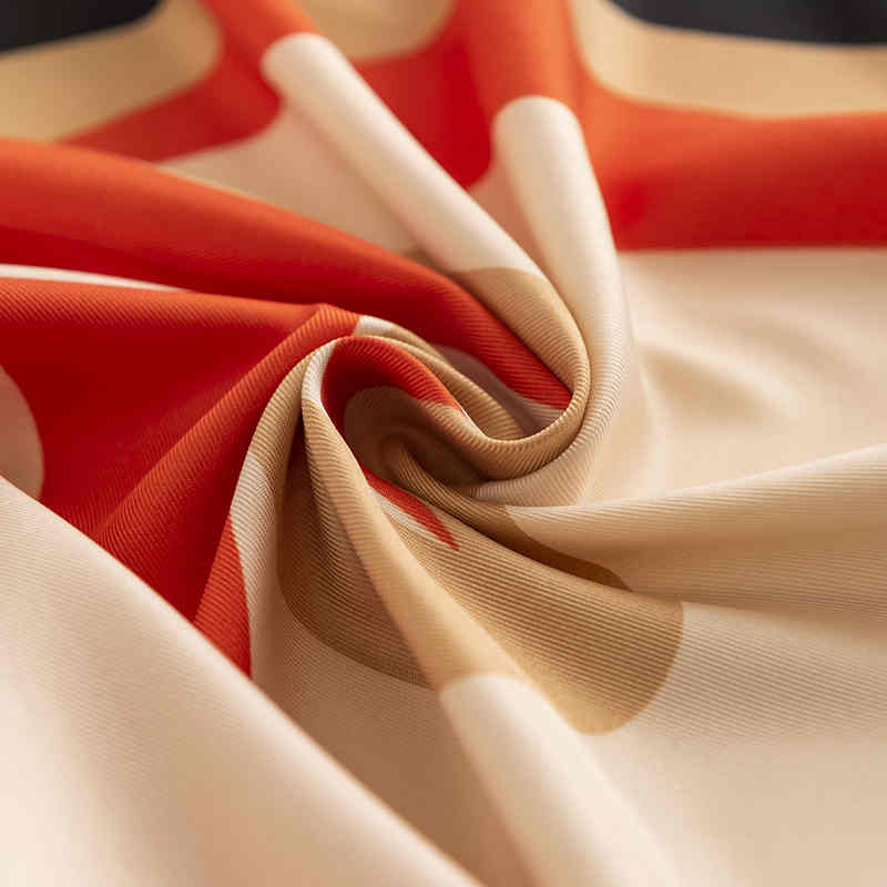 New irregular stripes imitation silk scarves fashionable commuter scarf elegant business pocket square