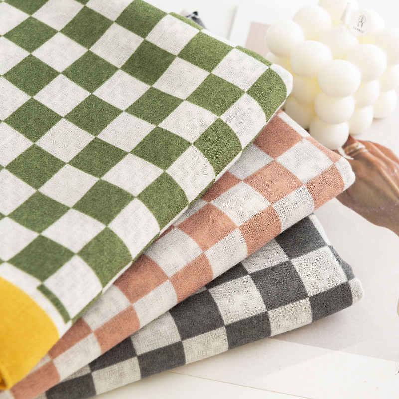 Checkerboard checkerboard plain print scarf female commuter houndstooth neck scarf light luxury elegant shawl