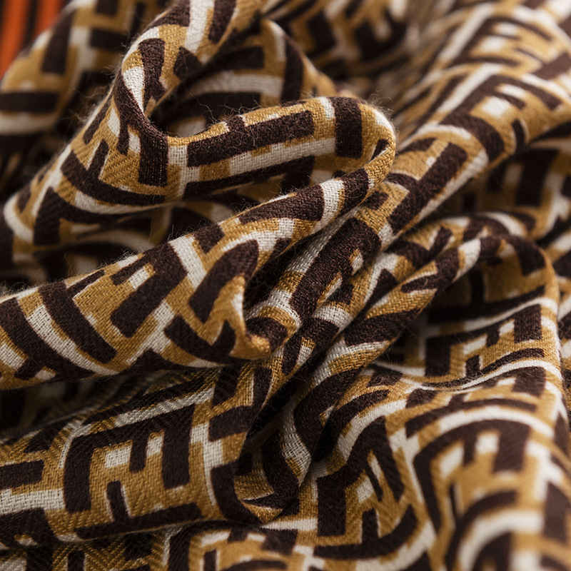 Retro Pocket Square elegant art imitation silk scarf pattern printing professional dress scarf scarf woman