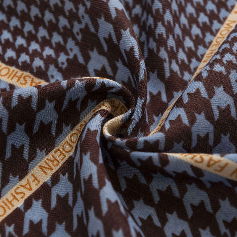 Printed pattern small square scarf female senior sense imitation silk scarves elegant tie scarf