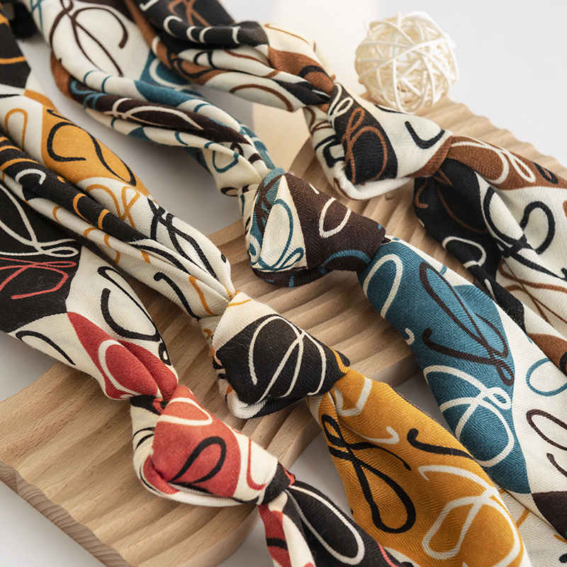 Sweet imitation silk scarf elegant temperament pocket square scarf fashion commuter professional shirt scarf