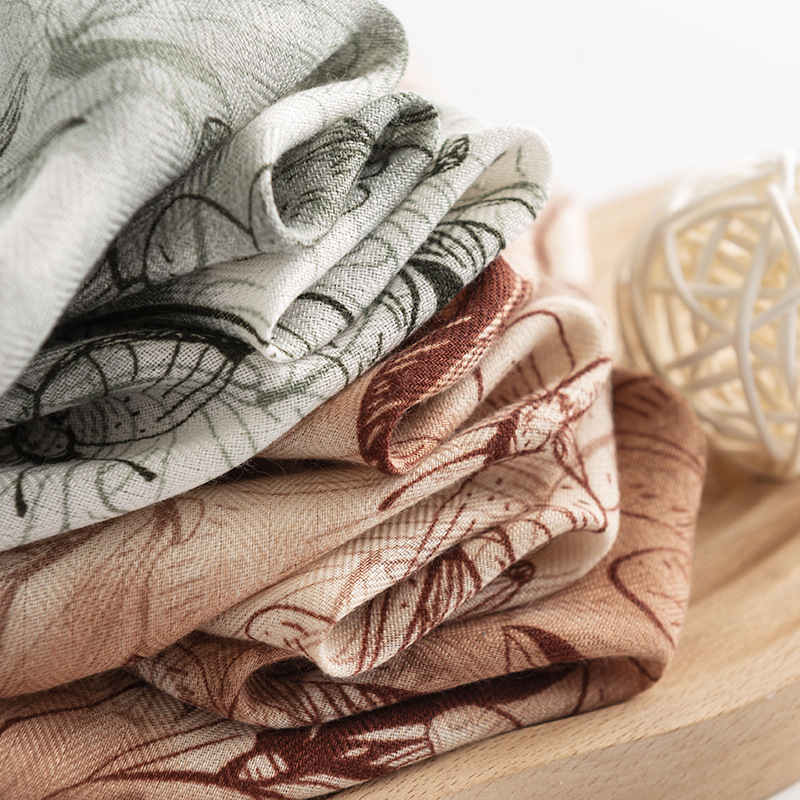 Fresh small scarf fashion printing retro art professional scarf elegant antique imitation silk scarves