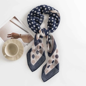 Spring new fashion commuter wave point scarf printed with a scarf