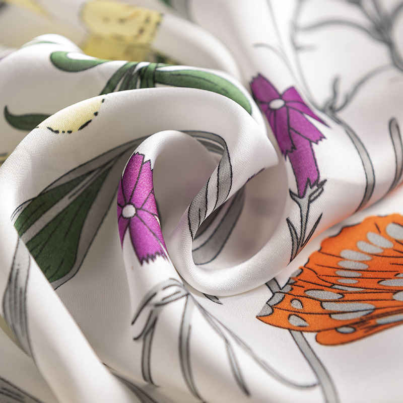 Newstyle small square scarf long imitation silk scarves spring neck scarf sunscreen scarf thin scarf