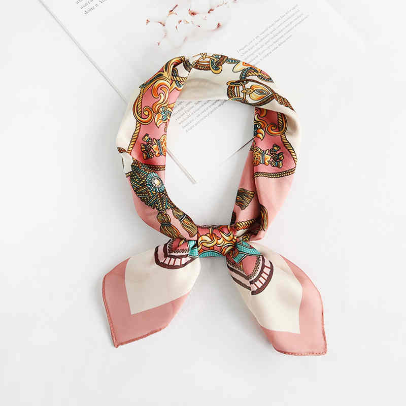 Scarves fashion printed small square scarf female imitation silk thin scarf scarves