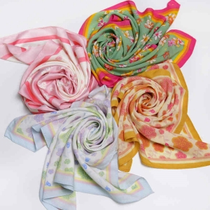 Scarves suntan scarves spring children saliva scarf neck printed scarf