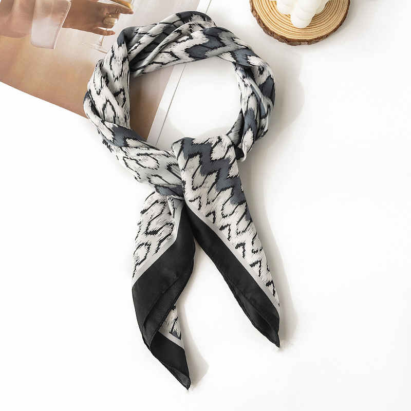 Imitation silk scarf pop fashion pocket square scarf female fashion tiein commuter scarf