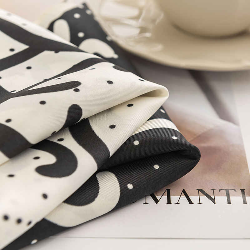 Fashion commuter symbolsimulation silk scarf simple professional scarf