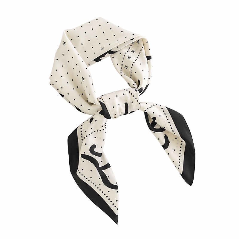 Fashion commuter symbolsimulation silk scarf simple professional scarf