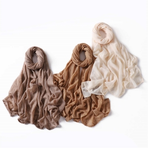 Solid color tulle scarf headscarf silk scarf