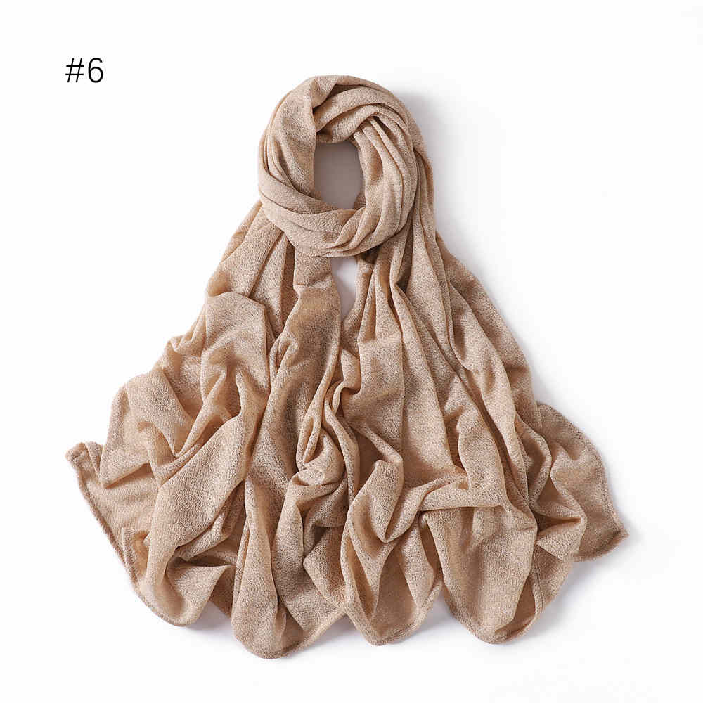 Single color thin breathable gauze cover scarf