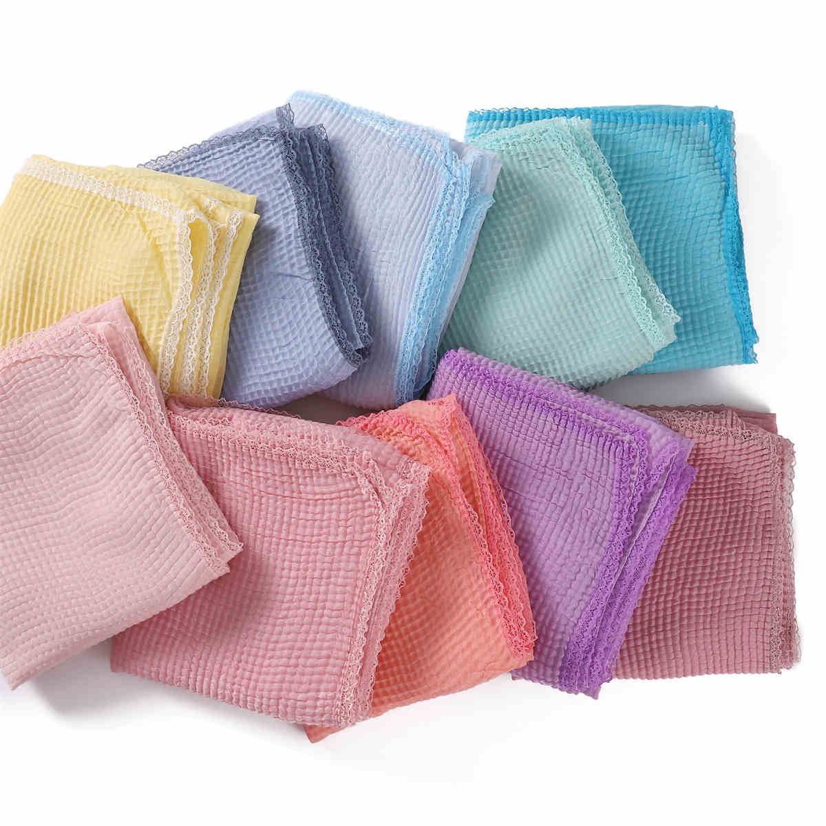 Hemp Scarf Candy Color Versatile Shawl