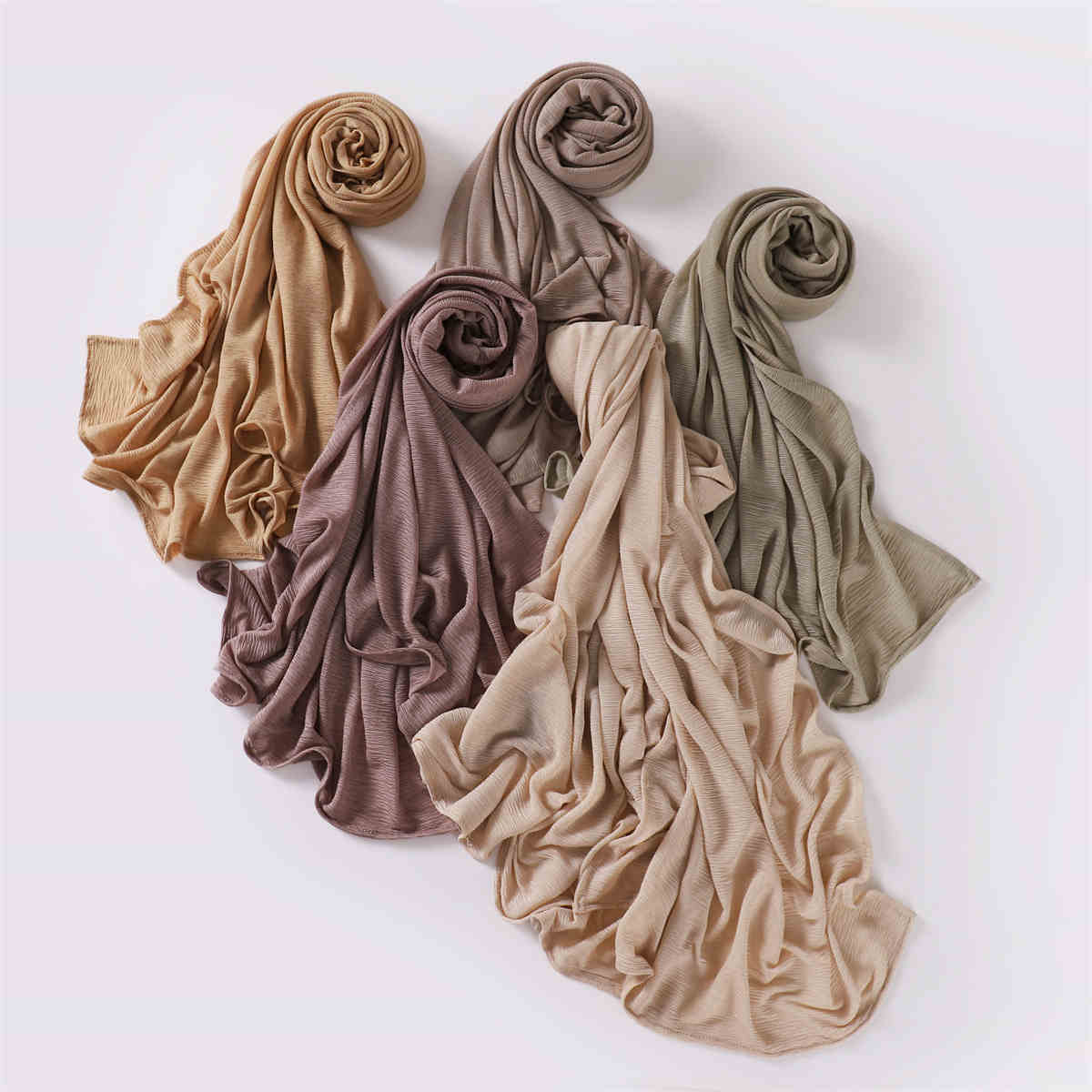 Solid color scarf cover gauze