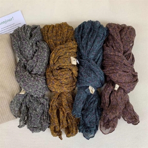 Cotton  linen breathable scarves