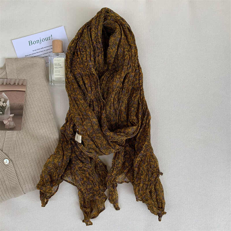 Cotton  linen breathable scarves