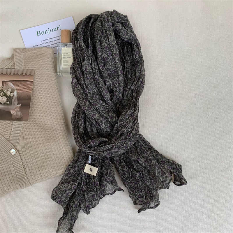 Cotton  linen breathable scarves