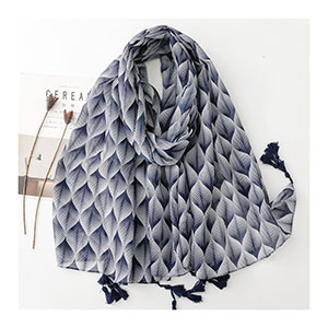 2015 Fashion Cotton Scarf Manufacturer Apparel Leaf Shawl