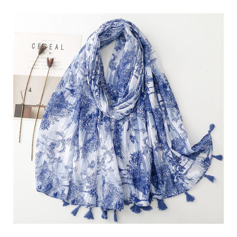 Wholesale Celadon Scarf Women Hot Gold Shawl