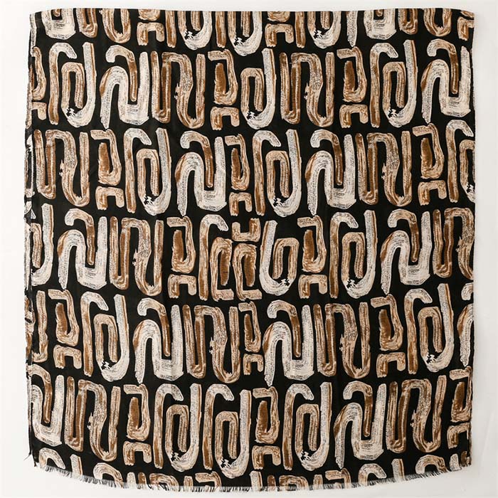 China Cotton Scarf Geometric Print Silk Scarf