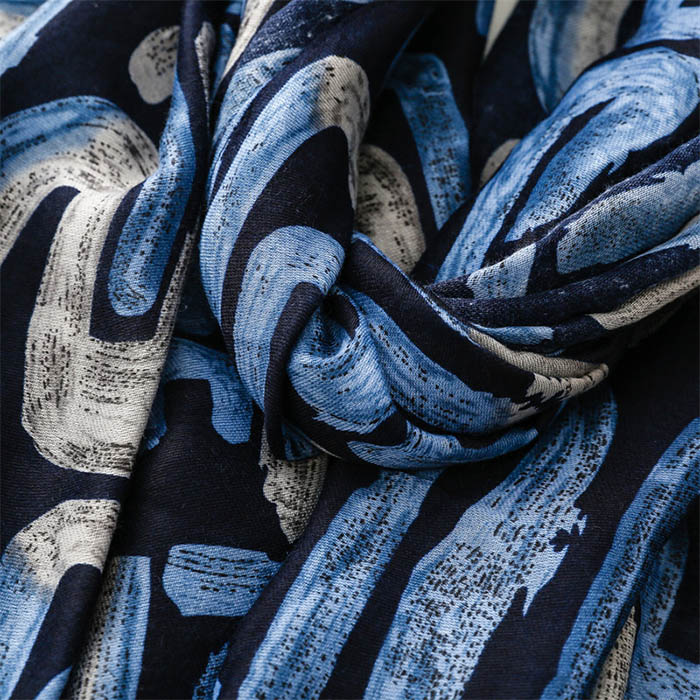 China Cotton Scarf Geometric Print Silk Scarf