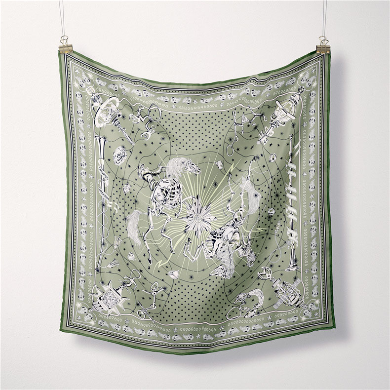 China silk scarf wholesale 53cm silk scarf