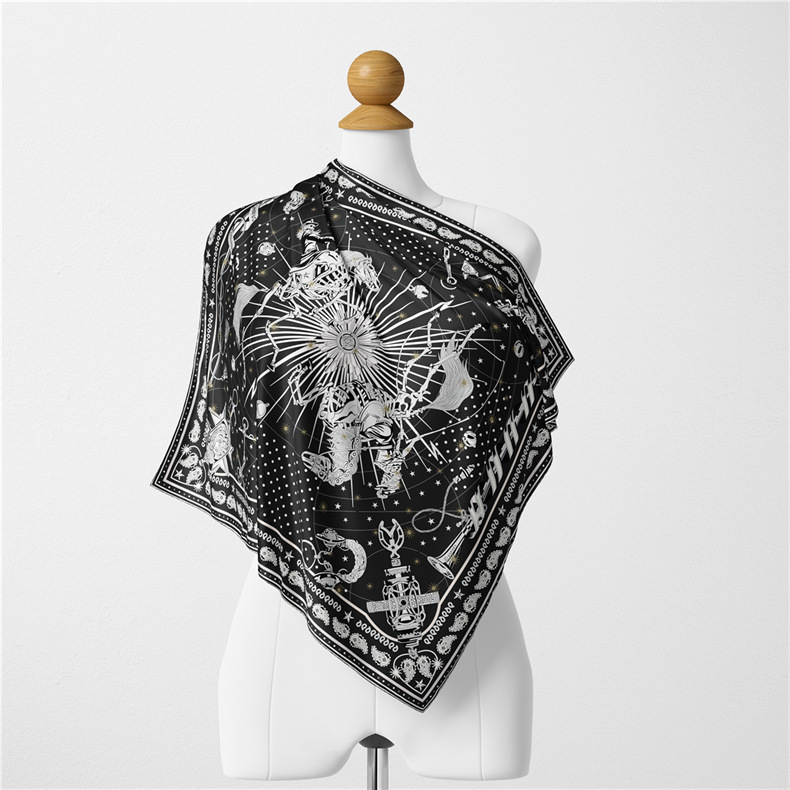 China silk scarf wholesale 53cm silk scarf
