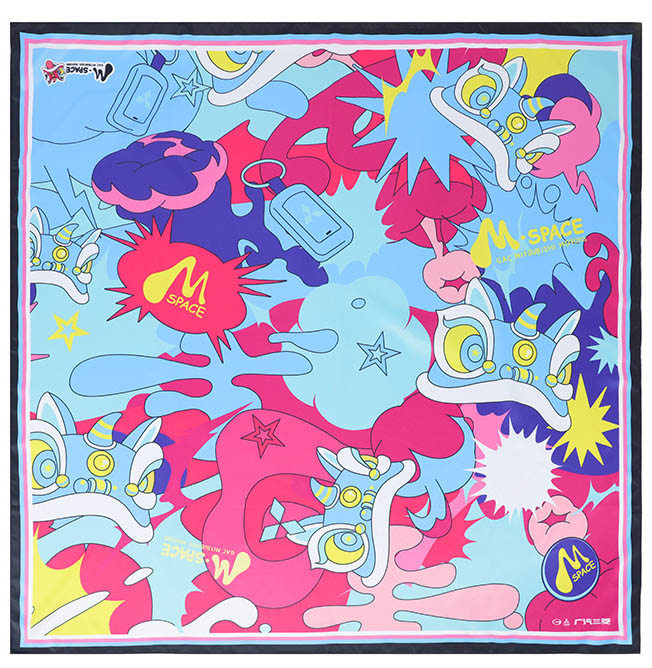 Customized digital printed silk scarf imitation silk square scarf