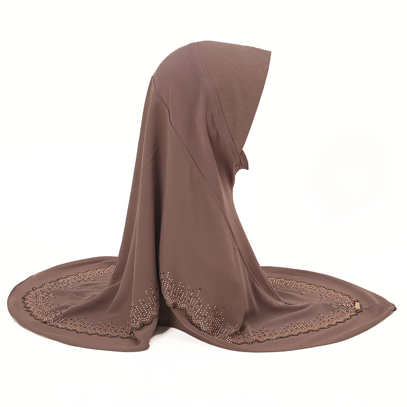 Arabian pearl chiffon hot diamond headscarf scarf women shawl Customized