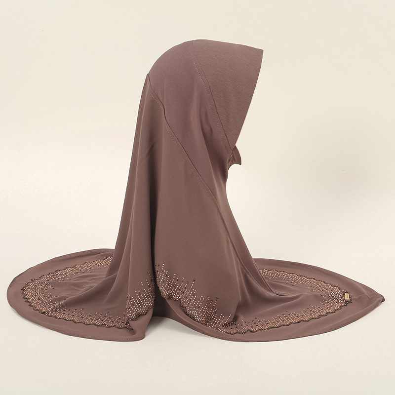 Arabian pearl chiffon hot diamond headscarf scarf women shawl Customized
