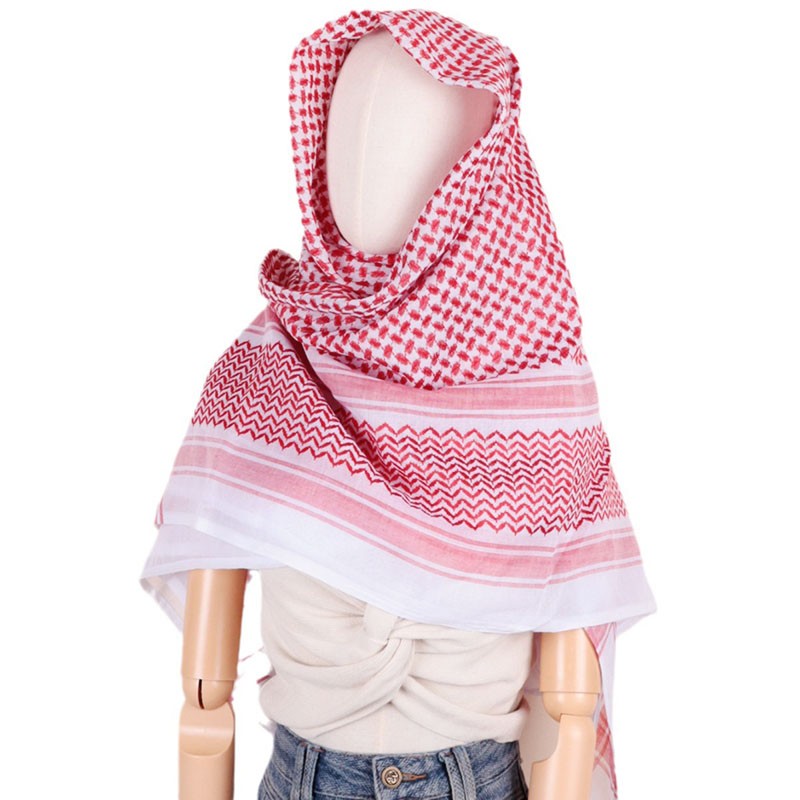 Arabic turban jacquard embroidered square scarf houndstooth scarf wholesale