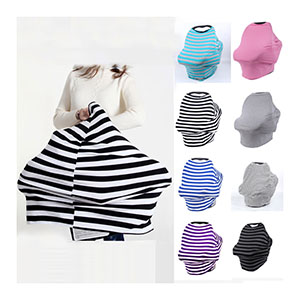 Anti-exposure nursing towel NUESING SCARF stroller cover shopping cart nursing towel