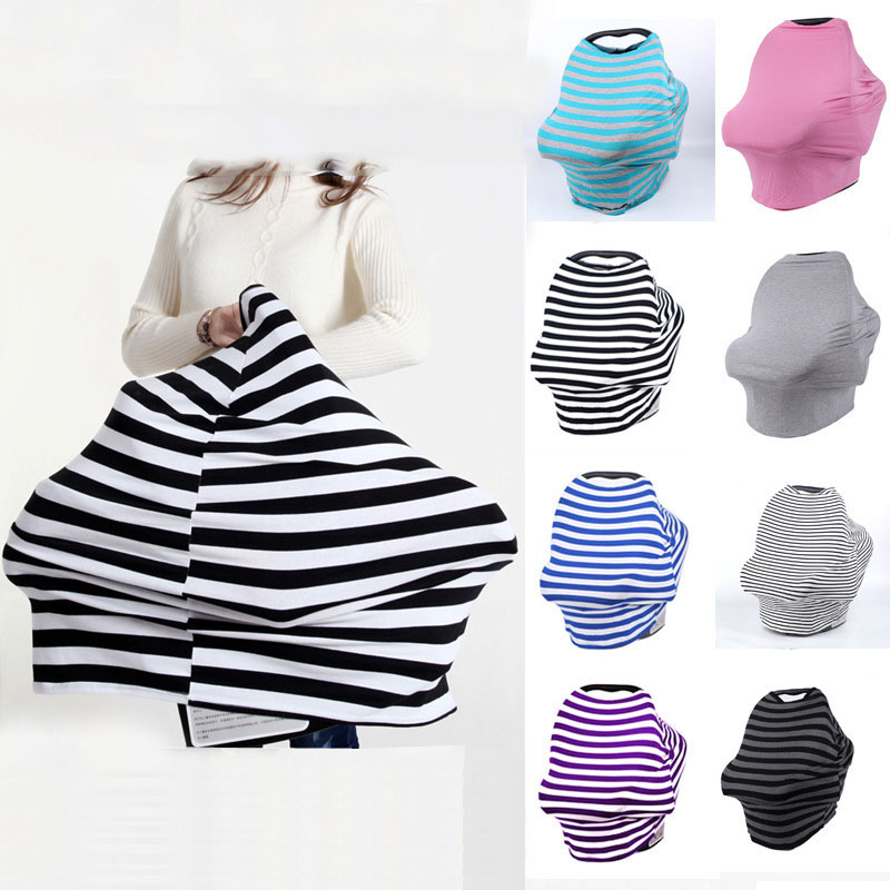 Anti-exposure nursing towel NUESING SCARF stroller cover shopping cart nursing towel