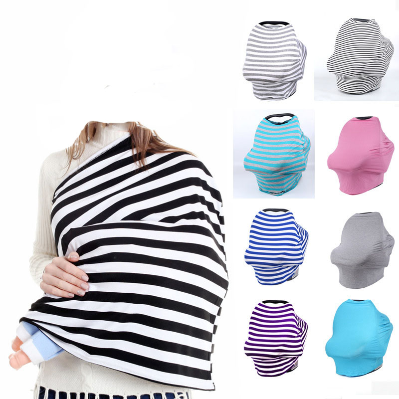 Anti-exposure nursing towel NUESING SCARF stroller cover shopping cart nursing towel