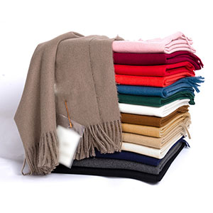 Solid color cashmere scarf women thickened scarf wholesale