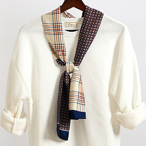 China scarf manufacturers tie scarf around bag