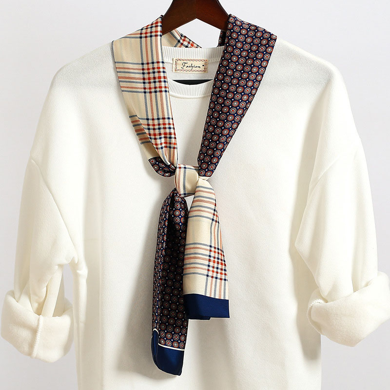 China scarf manufacturers tie scarf around bag