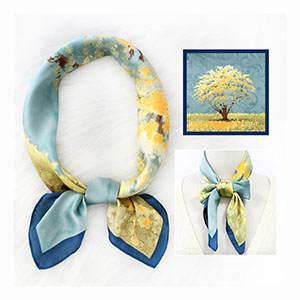 China scarf supplier 70cm silk scarf wholesale